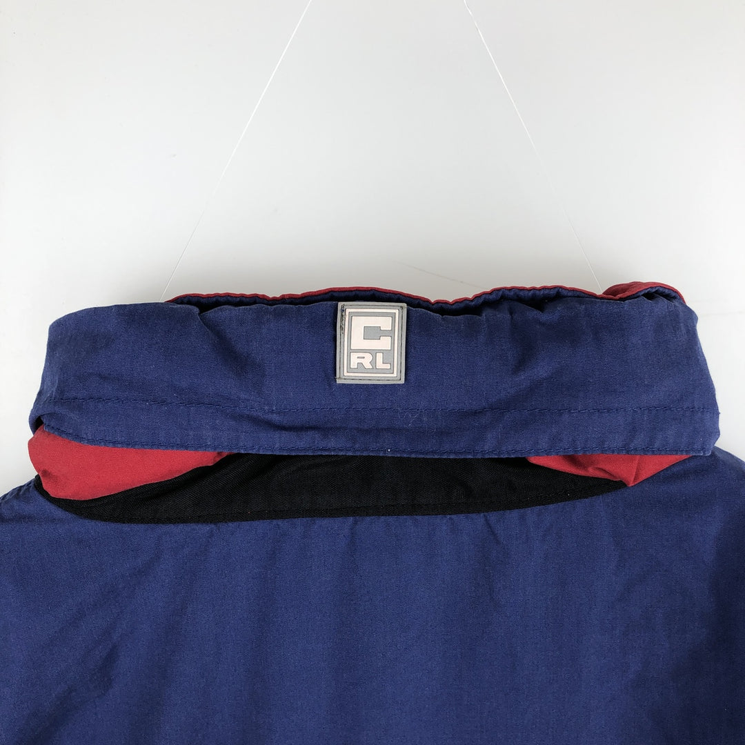 Ralph Lauren Chaps Anorak Jacket, Made in Russia, Men's Size L polyester blue type Vintage Second Hand