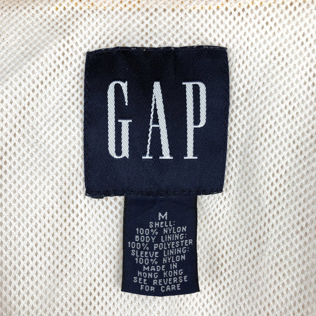 90'S GAP Vintage Ripstop Nylon Jacket, Men's Size Medium Nylon yellow type Vintage Second Hand