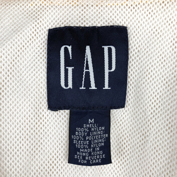 90'S GAP Vintage Ripstop Nylon Jacket, Men's Size Medium Nylon yellow type Vintage Second Hand