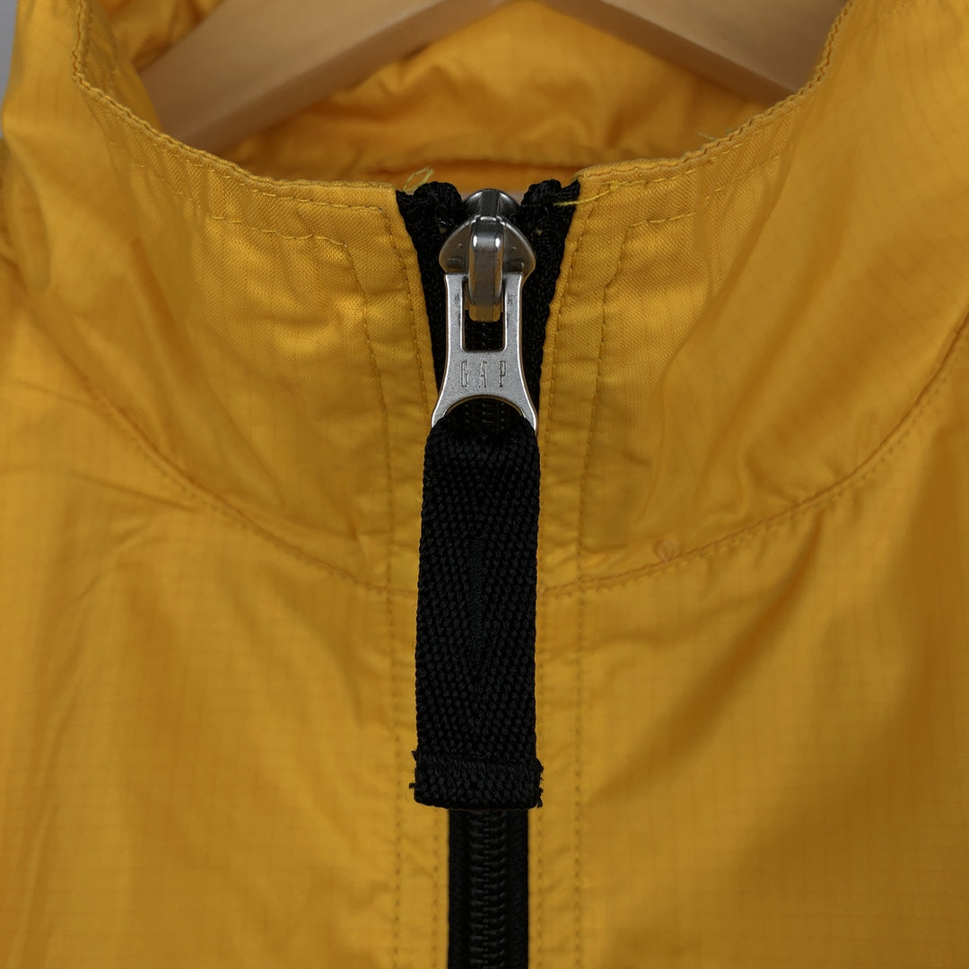 90'S GAP Vintage Ripstop Nylon Jacket, Men's Size Medium Nylon yellow type Vintage Second Hand