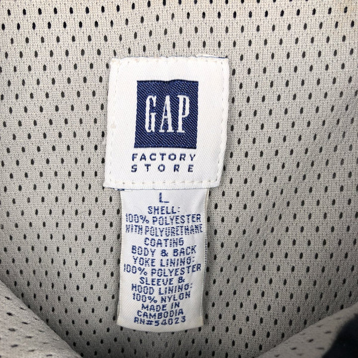 ~2000'S GAP FACTORY STORE Anorak Jacket, Men's Size L (approx.) polyester navy blue type Vintage Second Hand