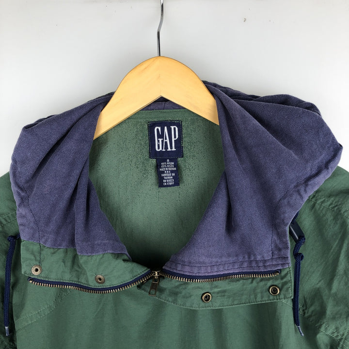 90'S GAP Old Gap Anorak Parka, Men's Size Small, Vintage Nylon green type Vintage Second Hand