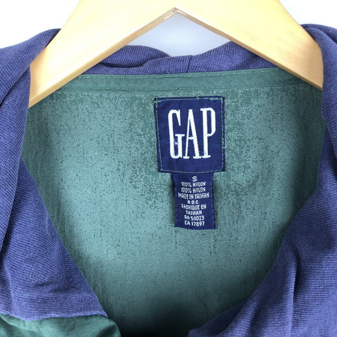 90'S GAP Old Gap Anorak Parka, Men's Size Small, Vintage Nylon green type Vintage Second Hand