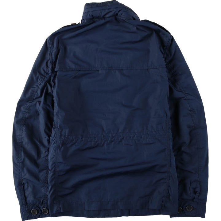 Burberry's BURBERRY BRIT Windbreaker, Men's Size S (approx.) polyester navy blue type Vintage Second Hand