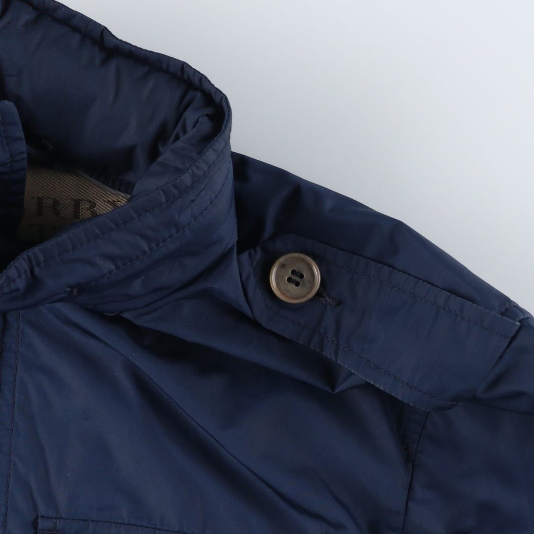 Burberry's BURBERRY BRIT Windbreaker, Men's Size S (approx.) polyester navy blue type Vintage Second Hand