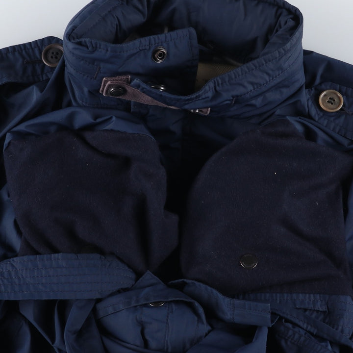 Burberry's BURBERRY BRIT Windbreaker, Men's Size S (approx.) polyester navy blue type Vintage Second Hand