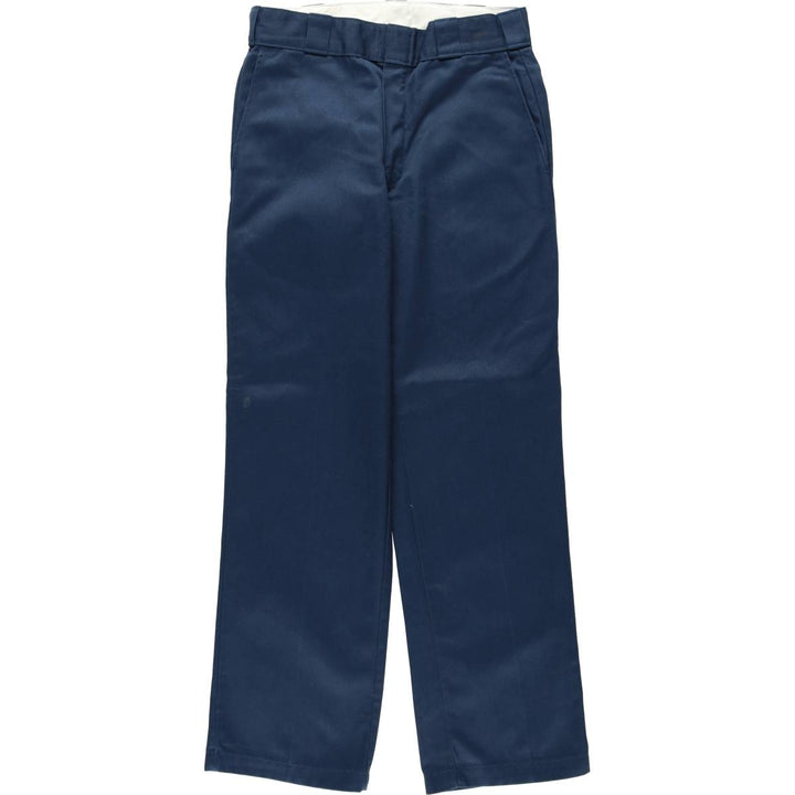 Dickies Work Pants Men's W30 equivalent polyester navy blue type Vintage Second Hand