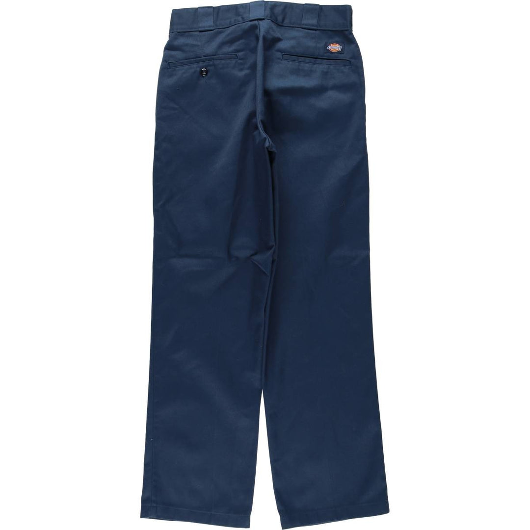 Dickies Work Pants Men's W30 equivalent polyester navy blue type Vintage Second Hand