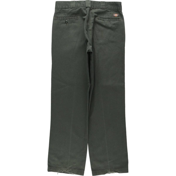 Dickies 874 Original Fit Work Pants, Men's, Size W35 polyester Khaki type Vintage Second Hand