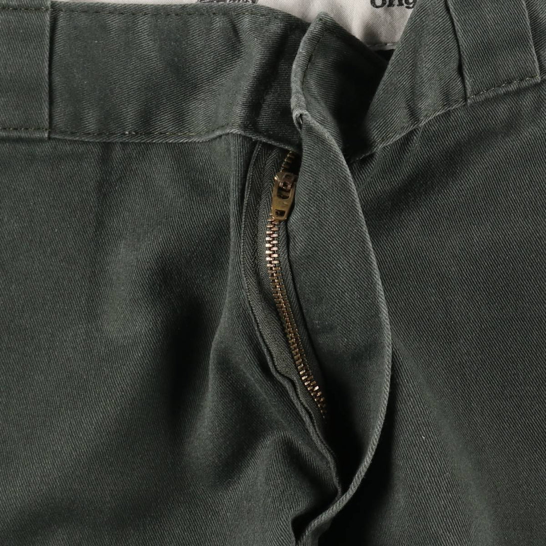 Dickies 874 Original Fit Work Pants, Men's, Size W35 polyester Khaki type Vintage Second Hand
