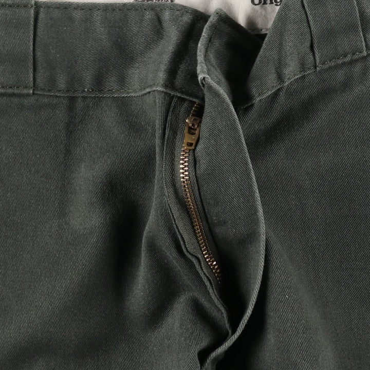 Dickies 874 Original Fit Work Pants, Men's, Size W35 polyester Khaki type Vintage Second Hand