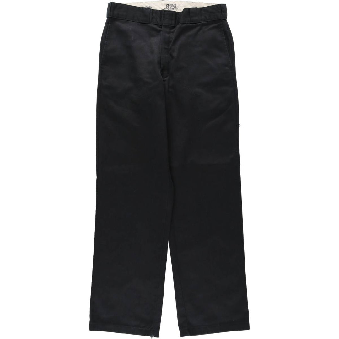 Dickies 874 Original Fit Work Pants, Men's, Size W31 polyester black type Vintage Second Hand
