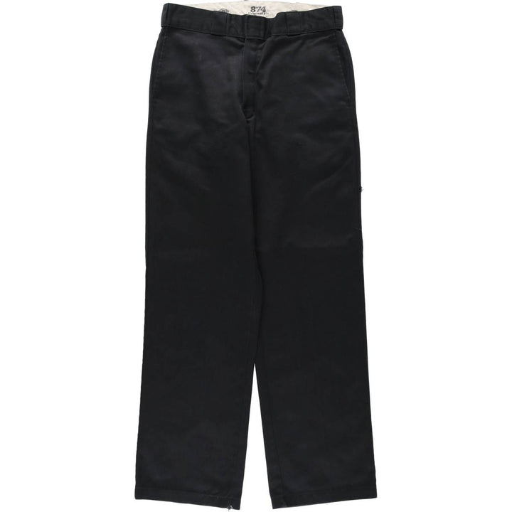 Dickies 874 Original Fit Work Pants, Men's, Size W31 polyester black type Vintage Second Hand