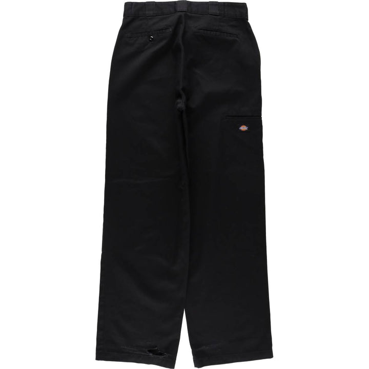 Dickies Men's Work Pants, Size W35 polyester black type Vintage Second Hand