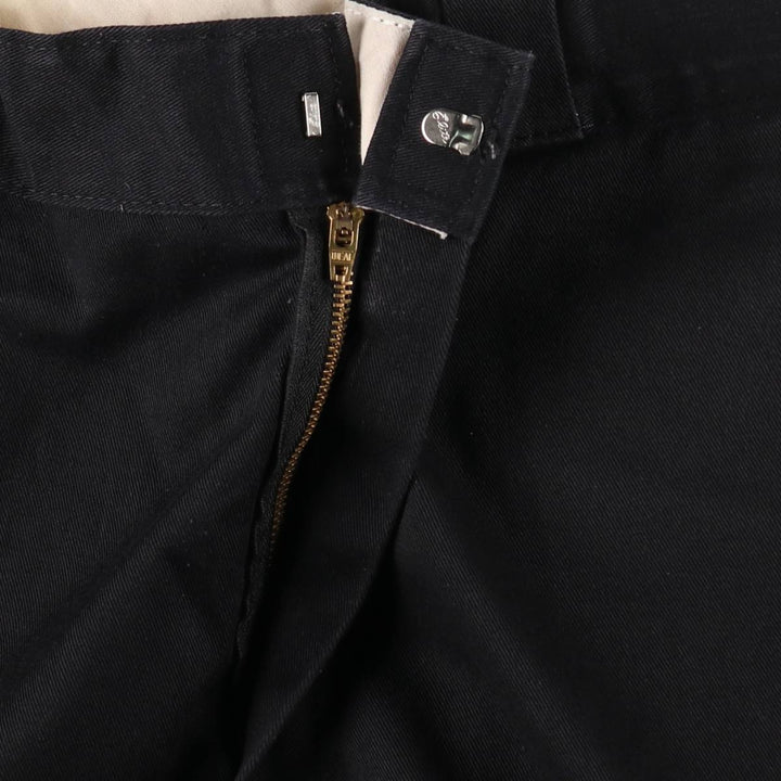 Dickies Men's Work Pants, Size W35 polyester black type Vintage Second Hand