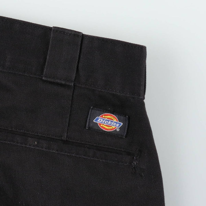 Dickies Work Pants Men's W31 equivalent polyester black type Vintage Second Hand