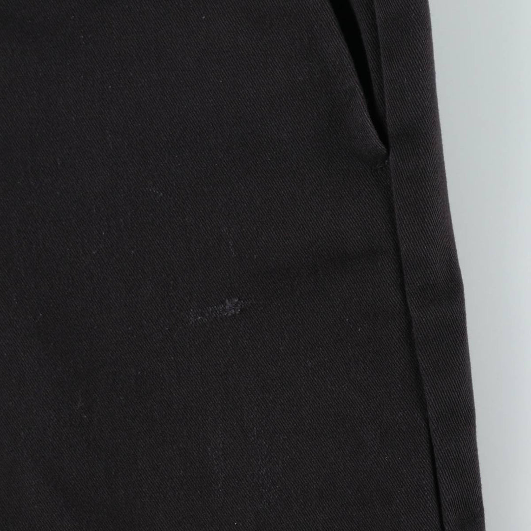 Dickies Work Pants Men's W31 equivalent polyester black type Vintage Second Hand