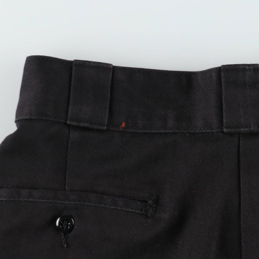 Dickies Work Pants Men's W31 equivalent polyester black type Vintage Second Hand