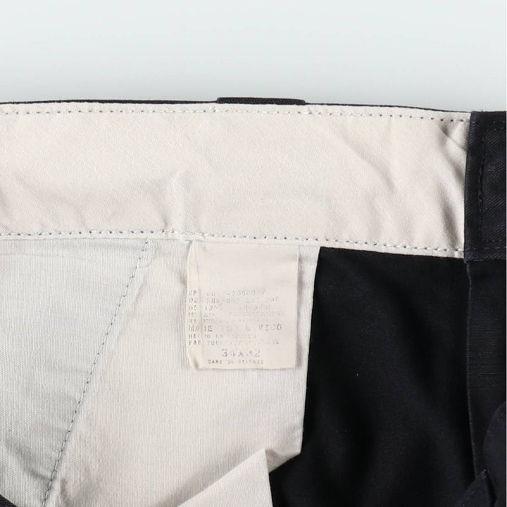 Dickies Work Pants Men's W34 polyester black type Vintage Second Hand
