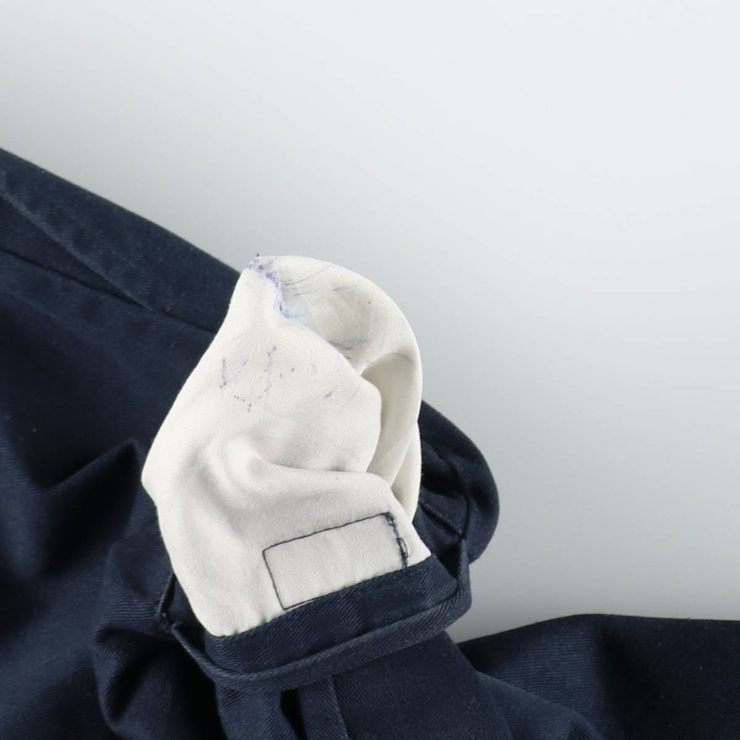 Dickies Loose Fit Double Knee Work Pants Men's W34 polyester navy blue type Vintage Second Hand