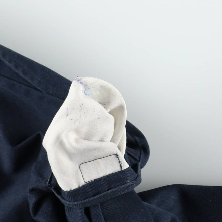 Dickies Loose Fit Double Knee Work Pants Men's W34 polyester navy blue type Vintage Second Hand