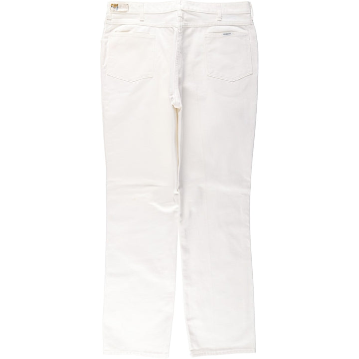 80s-90'S Dickies Branders work pants, men's size W37 (approx.), vintage. cotton white type Vintage Second Hand