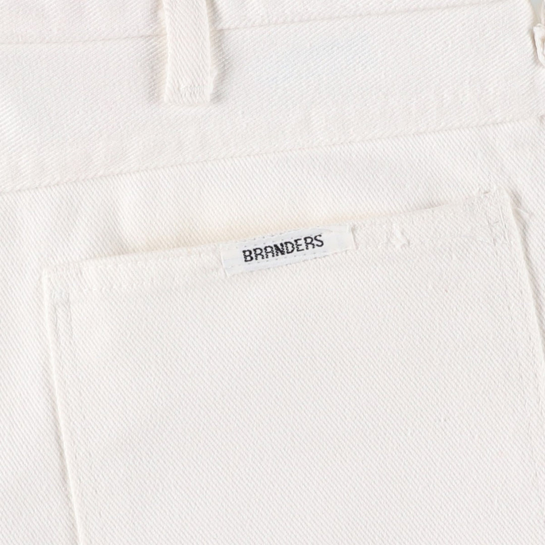 80s-90'S Dickies Branders work pants, men's size W37 (approx.), vintage. cotton white type Vintage Second Hand
