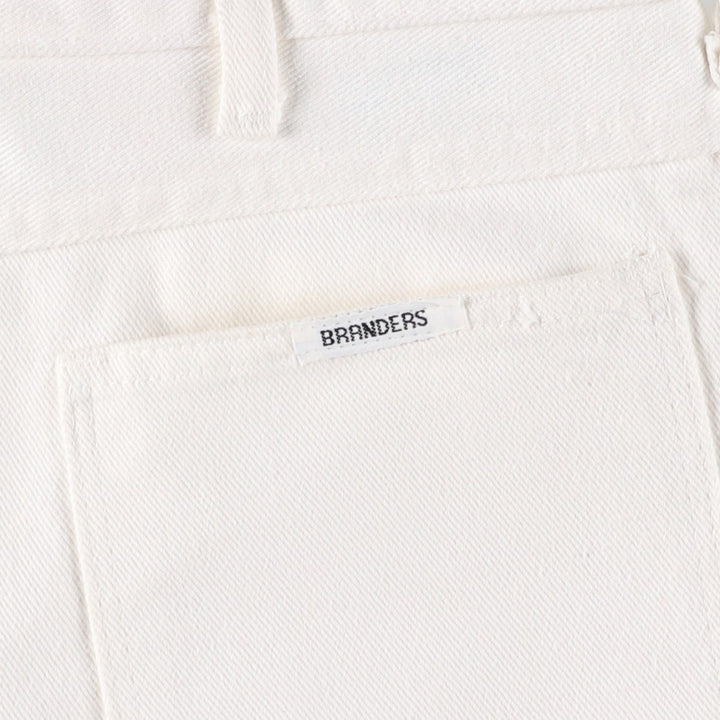 80s-90'S Dickies Branders work pants, men's size W37 (approx.), vintage. cotton white type Vintage Second Hand