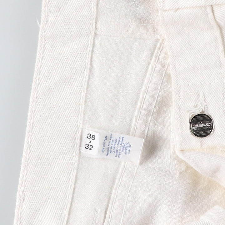 80s-90'S Dickies Branders work pants, men's size W37 (approx.), vintage. cotton white type Vintage Second Hand