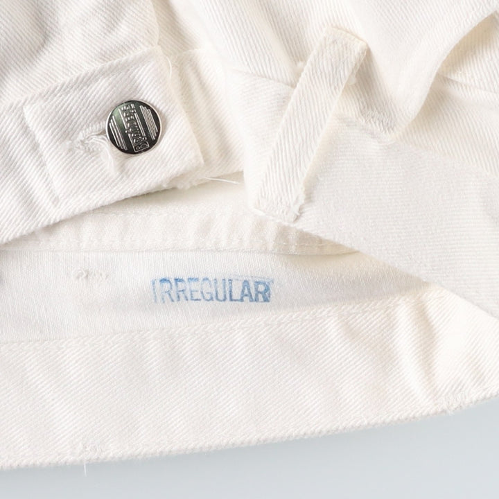 80s-90'S Dickies Branders work pants, men's size W37 (approx.), vintage. cotton white type Vintage Second Hand