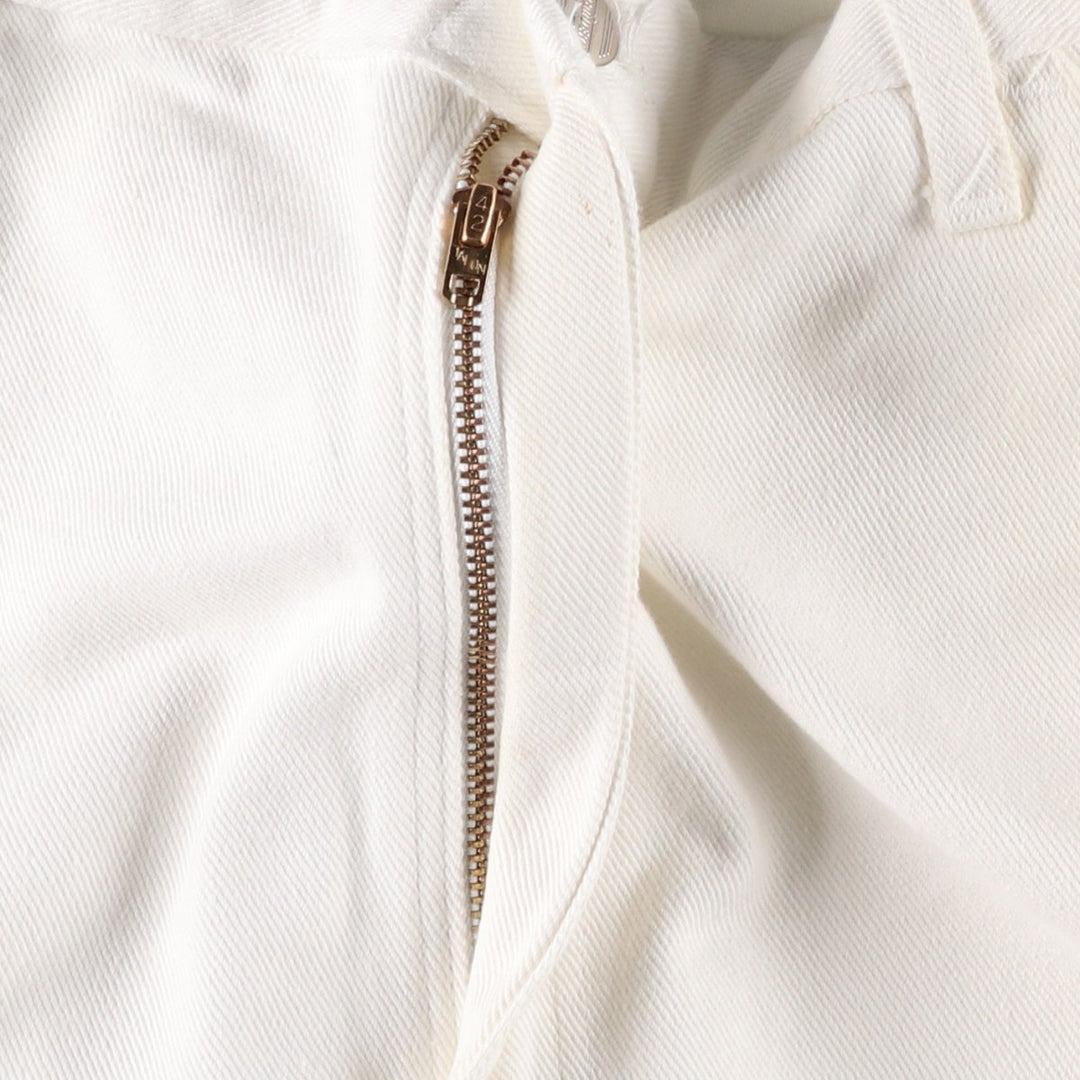 80s-90'S Dickies Branders work pants, men's size W37 (approx.), vintage. cotton white type Vintage Second Hand