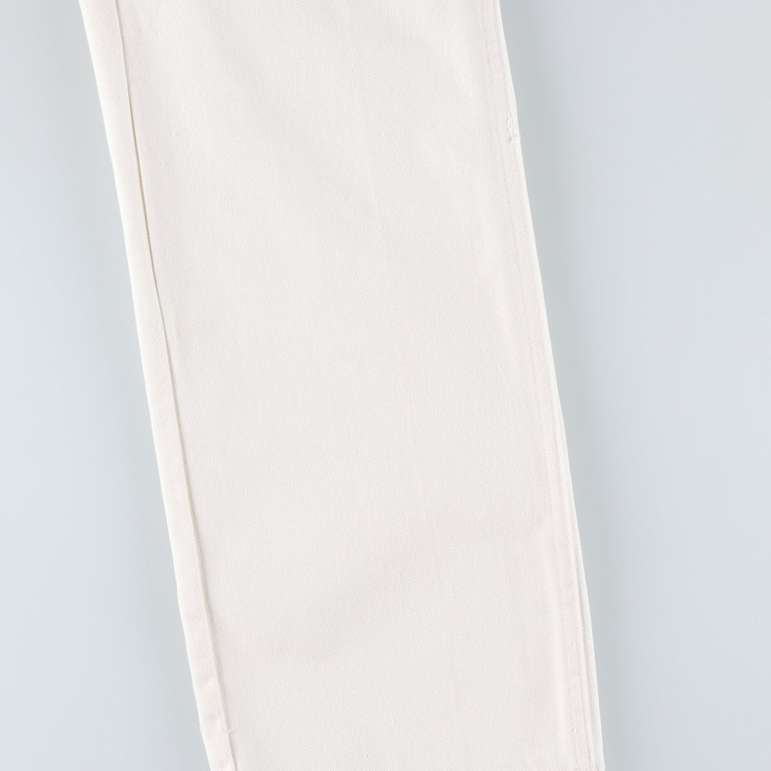 80s-90'S Dickies Branders work pants, men's size W37 (approx.), vintage. cotton white type Vintage Second Hand