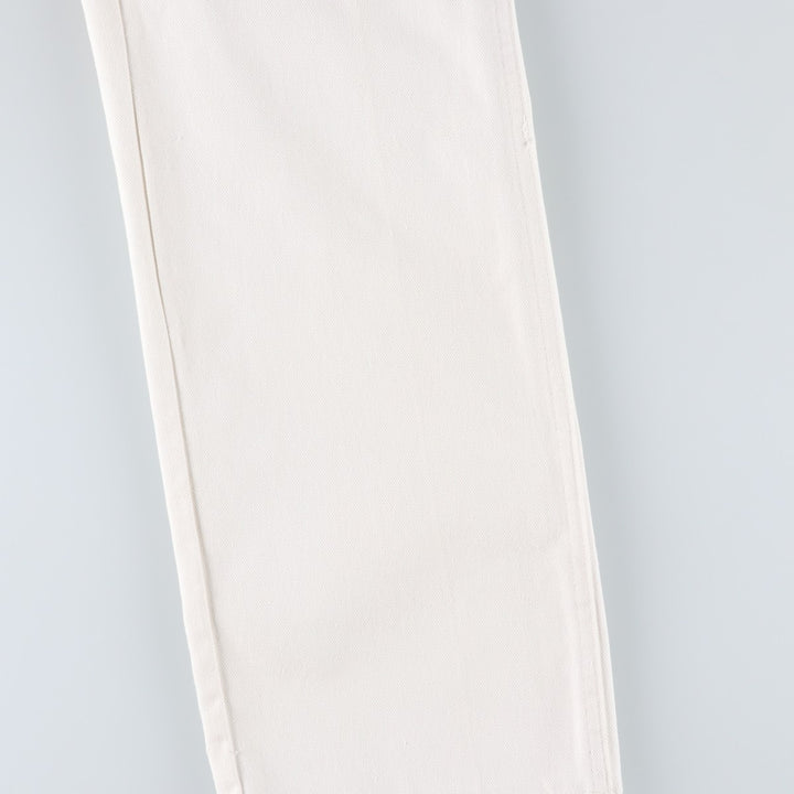 80s-90'S Dickies Branders work pants, men's size W37 (approx.), vintage. cotton white type Vintage Second Hand