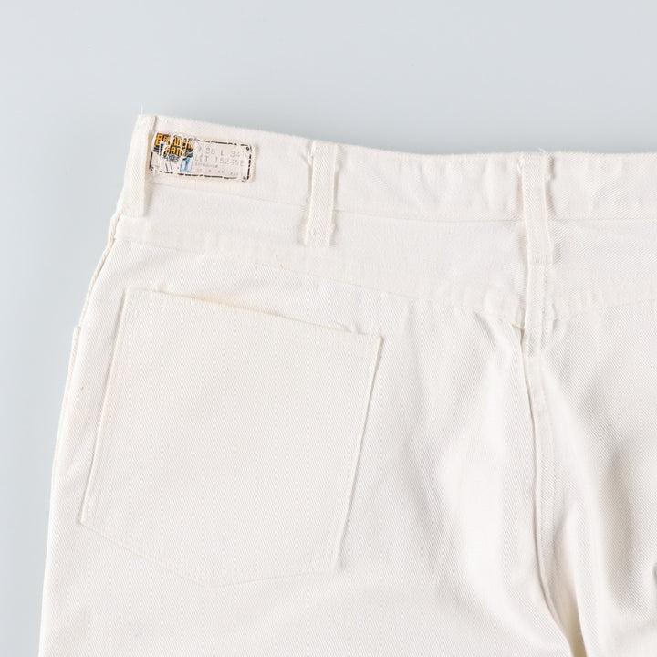 80s-90'S Dickies Branders work pants, men's size W37 (approx.), vintage. cotton white type Vintage Second Hand