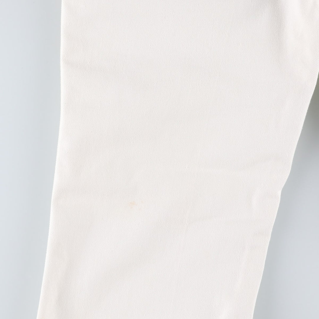 80s-90'S Dickies Branders work pants, men's size W37 (approx.), vintage. cotton white type Vintage Second Hand