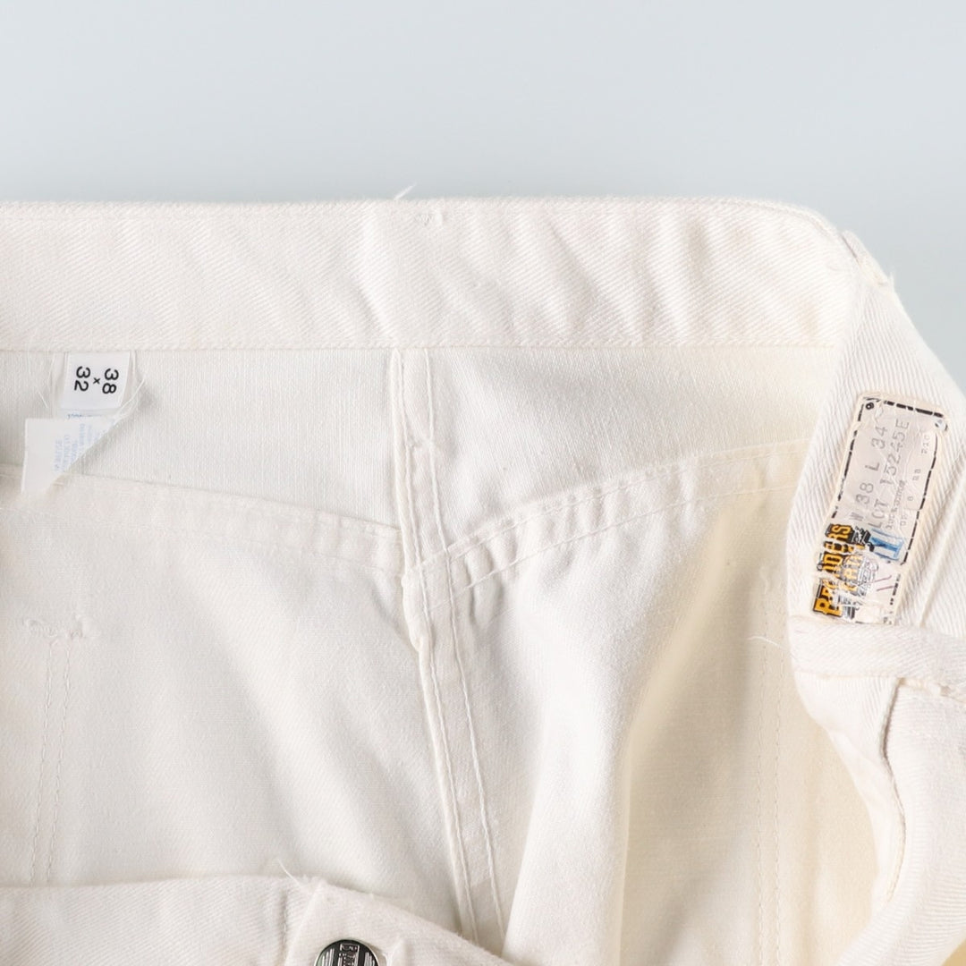 80s-90'S Dickies Branders work pants, men's size W37 (approx.), vintage. cotton white type Vintage Second Hand