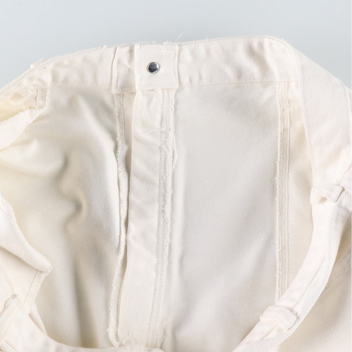 80s-90'S Dickies Branders work pants, men's size W37 (approx.), vintage. cotton white type Vintage Second Hand
