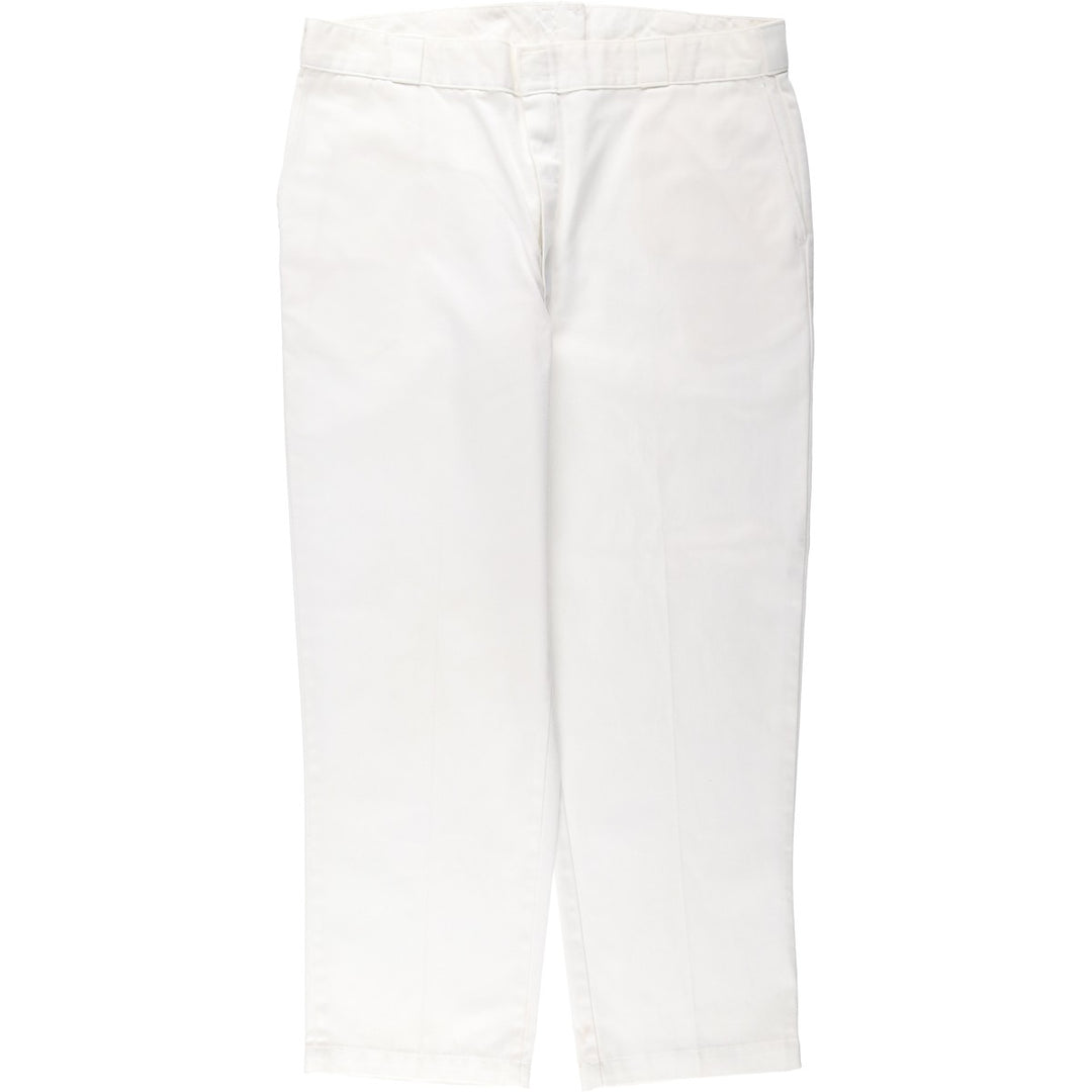 1990'S Dickies work pants, made in USA, men's size W39 equivalent, vintage. polyester white type Vintage Second Hand