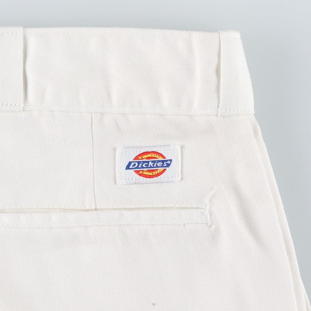 1990'S Dickies work pants, made in USA, men's size W39 equivalent, vintage. polyester white type Vintage Second Hand