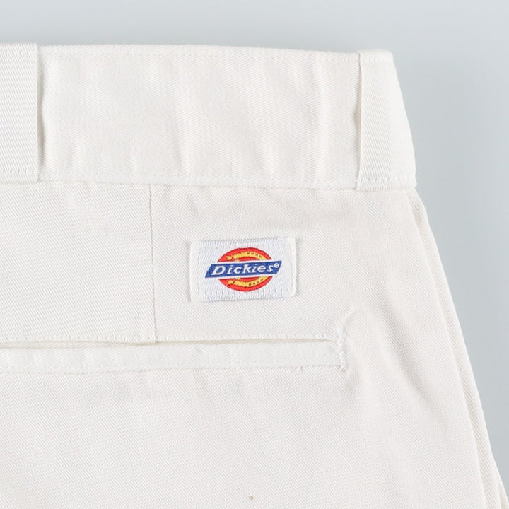 1990'S Dickies work pants, made in USA, men's size W39 equivalent, vintage. polyester white type Vintage Second Hand