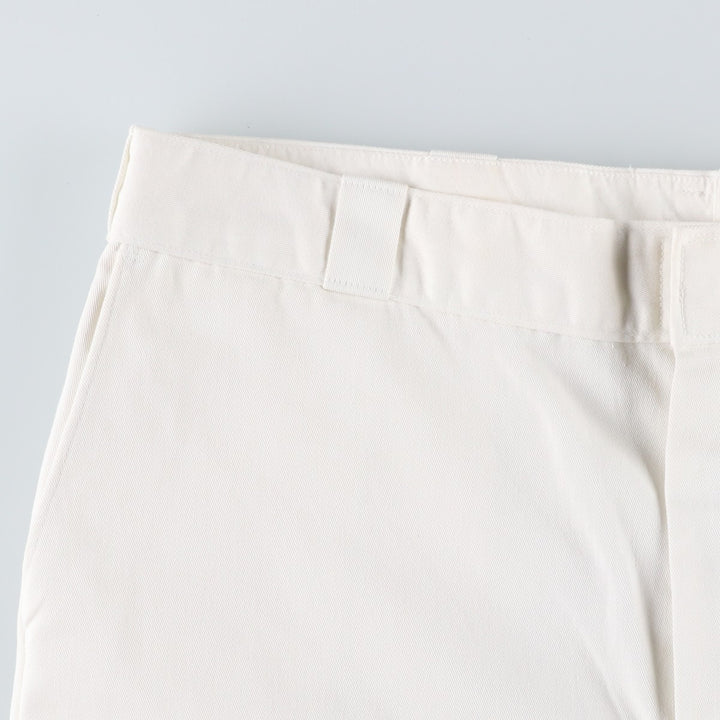 1990'S Dickies work pants, made in USA, men's size W39 equivalent, vintage. polyester white type Vintage Second Hand