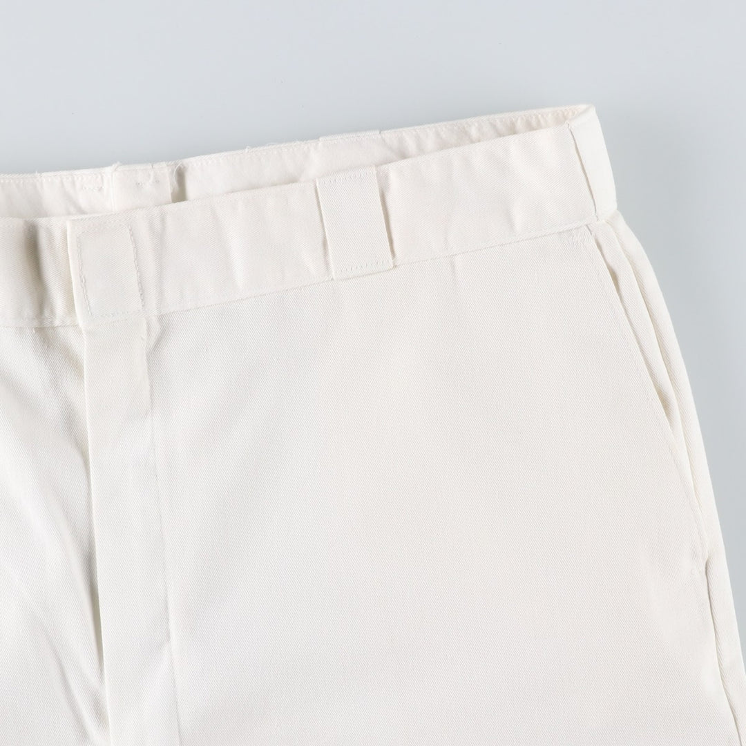 1990'S Dickies work pants, made in USA, men's size W39 equivalent, vintage. polyester white type Vintage Second Hand
