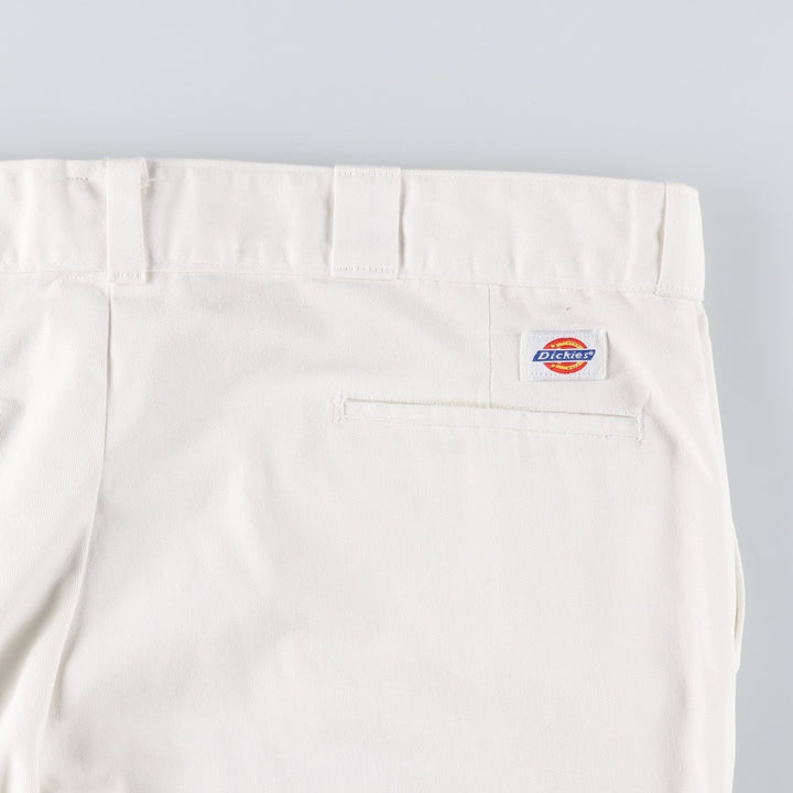 1990'S Dickies work pants, made in USA, men's size W39 equivalent, vintage. polyester white type Vintage Second Hand