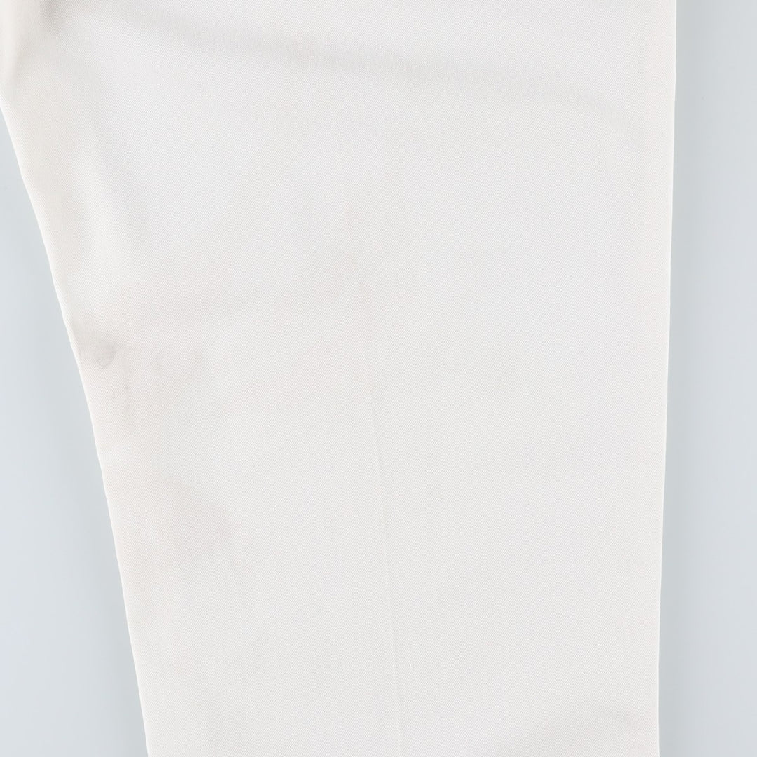 1990'S Dickies work pants, made in USA, men's size W39 equivalent, vintage. polyester white type Vintage Second Hand