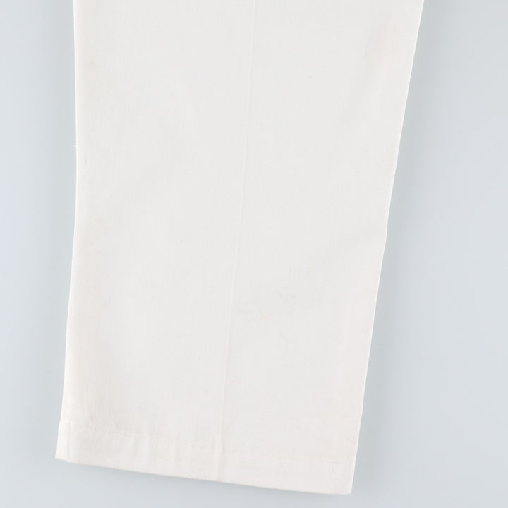1990'S Dickies work pants, made in USA, men's size W39 equivalent, vintage. polyester white type Vintage Second Hand