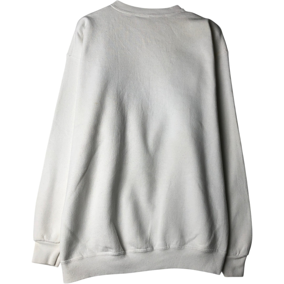 90'S Hard Rock Cafe Advertising Sweatshirt, Made in USA, Men's Size L (approx.), Vintage cotton white type Vintage Second Hand