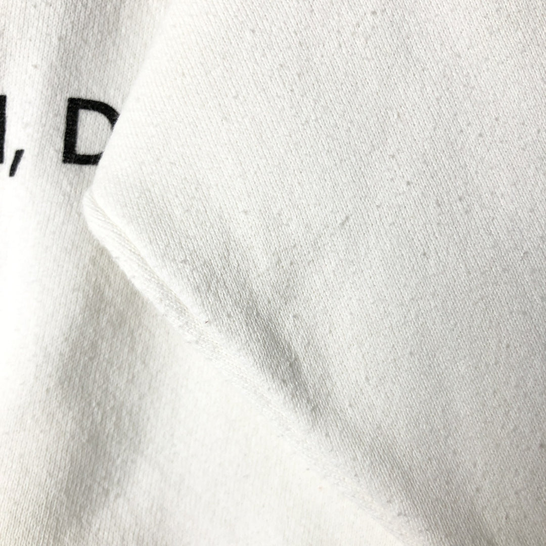 90'S Hard Rock Cafe Advertising Sweatshirt, Made in USA, Men's Size L (approx.), Vintage cotton white type Vintage Second Hand