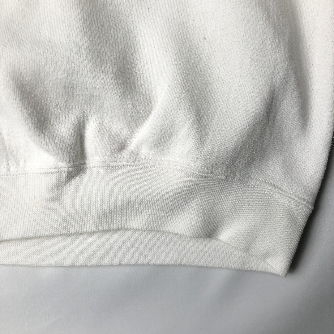 90'S Hard Rock Cafe Advertising Sweatshirt, Made in USA, Men's Size L (approx.), Vintage cotton white type Vintage Second Hand