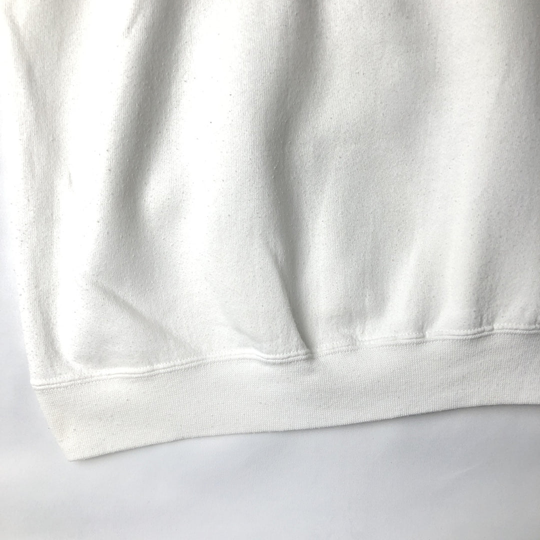 90'S Hard Rock Cafe Advertising Sweatshirt, Made in USA, Men's Size L (approx.), Vintage cotton white type Vintage Second Hand