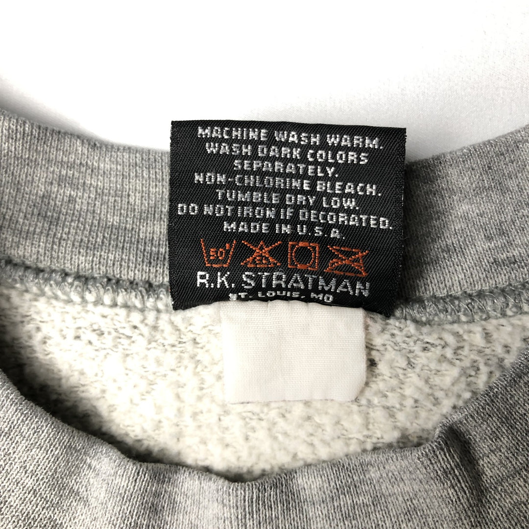 Harley-Davidson Advertising Sweatshirt, Made in USA, Men's Size Medium cotton gray type Vintage Second Hand